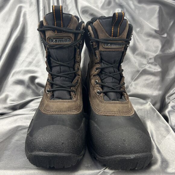 Kamik Men's Boots Size 9 Pedigree Safety Toe Work Removable Liners Winter Brown - Picture 6 of 17